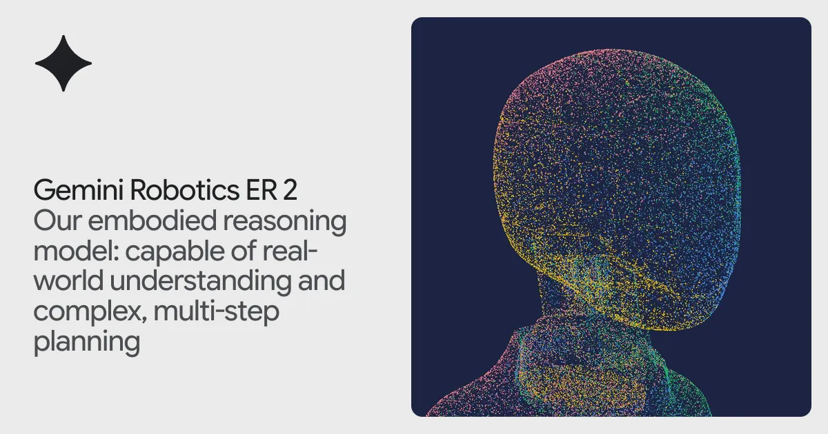 Gemini Robotics ER 2 official cover art