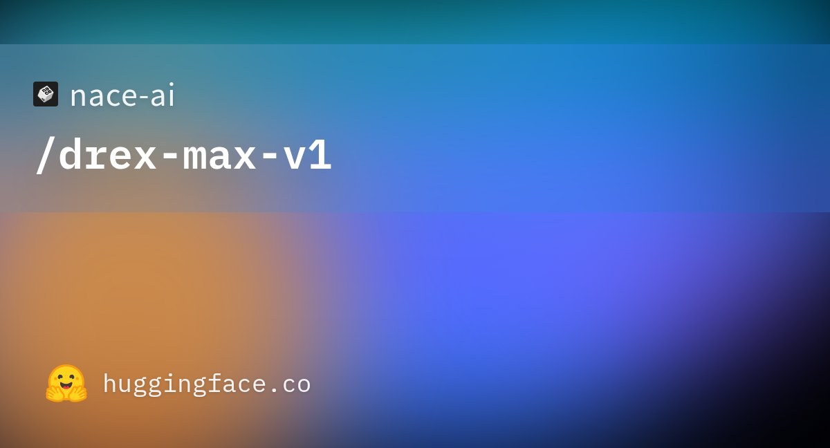 Drex Max v1 release graphic